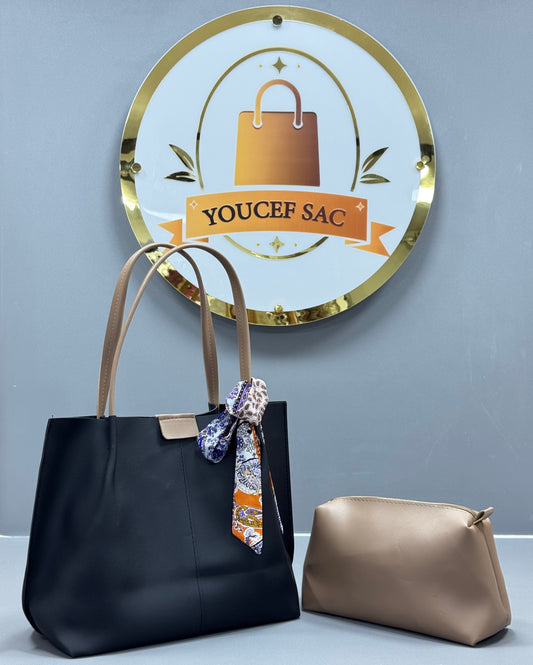 👜Sac Deux pièces avec le foulard ✨👝